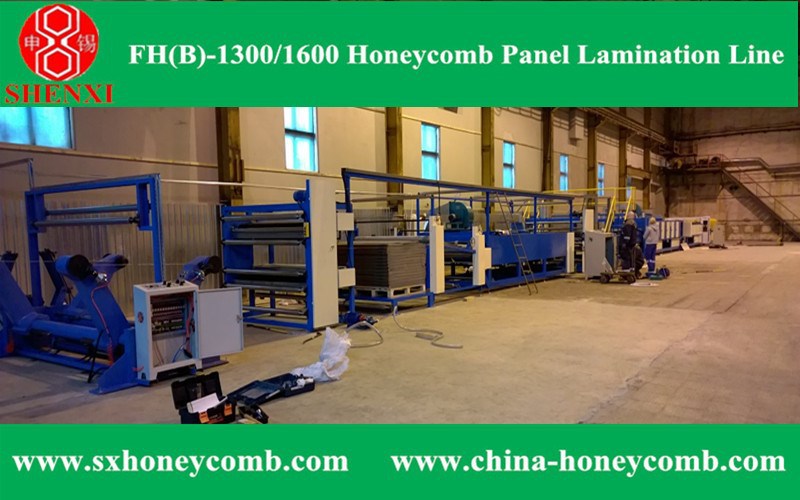 Automatic honeycomb core line machine