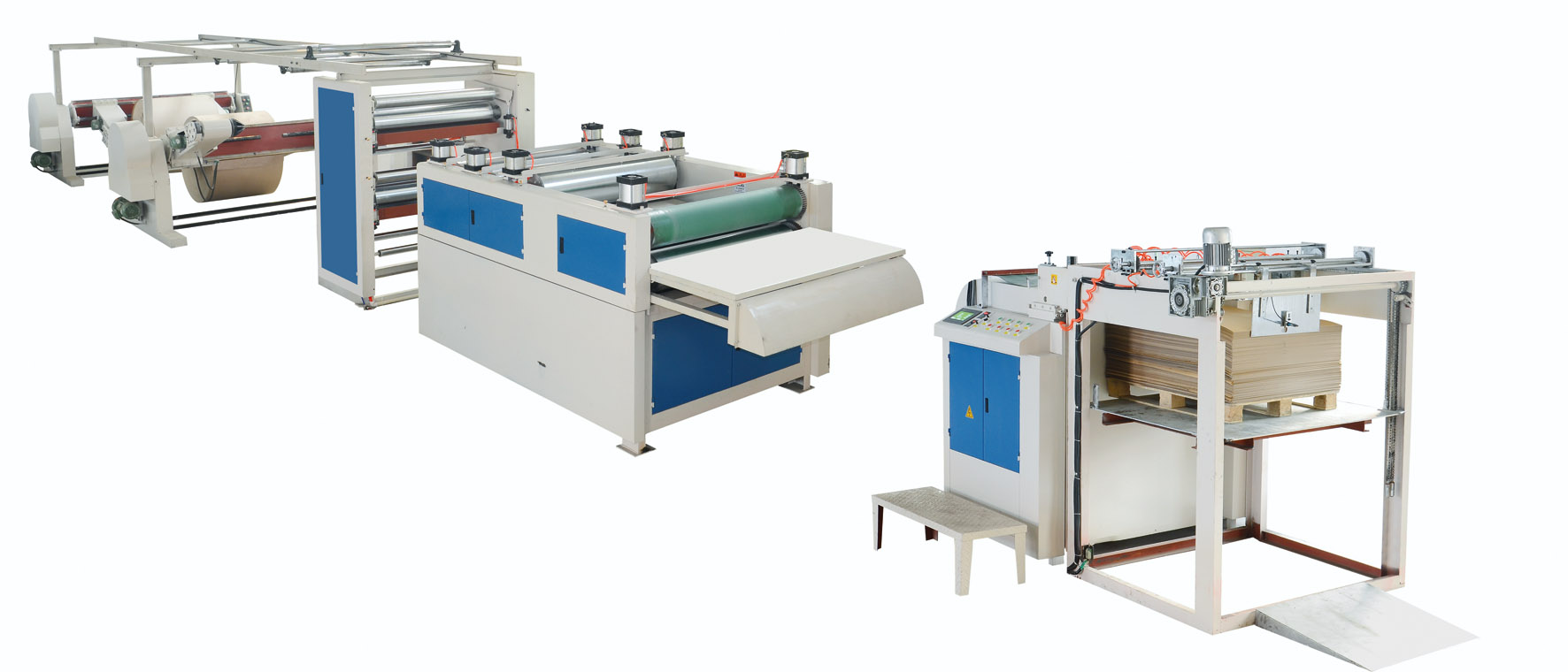 paperboard laminating line