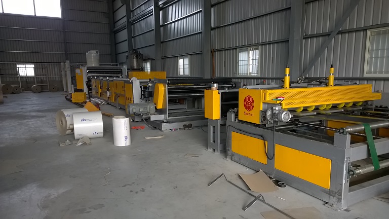 paper panel lamination line