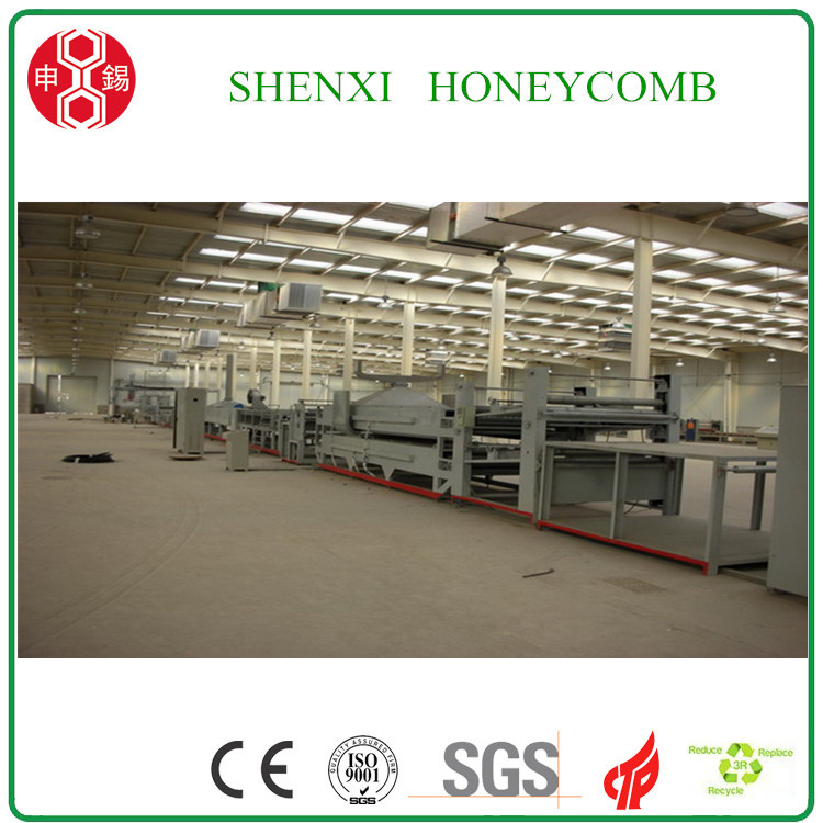 Fire resistance honeycomb panel machine
