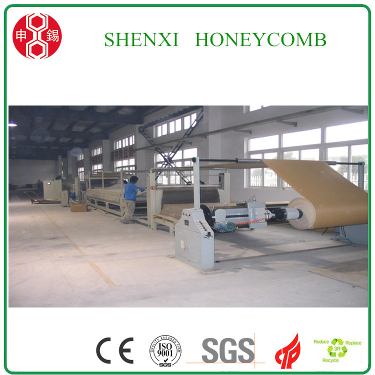 while paper honeycomb panel machine